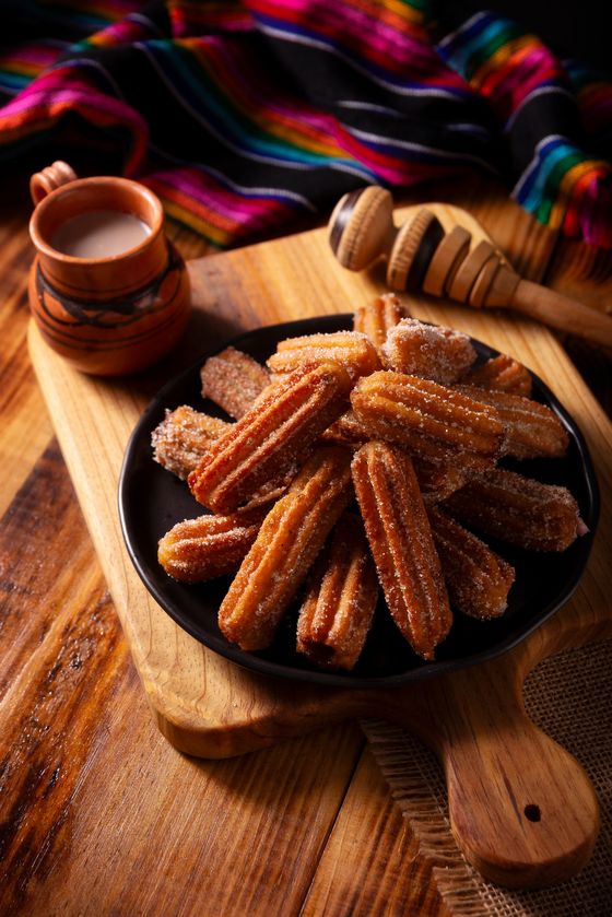 Churros com Chocolate