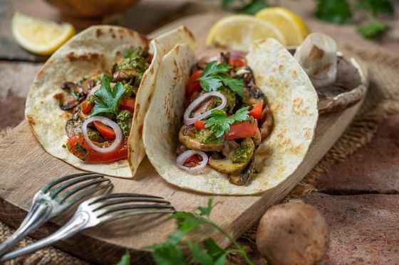 Tacos de Cogumelo